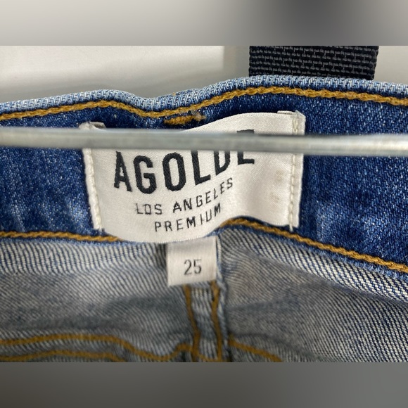 Agolde Sophie Distressed Jeans sz 25 - Picture 6 of 7